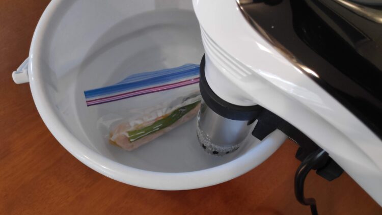 wancleで加熱中